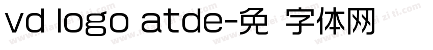 vd logo atde字体转换